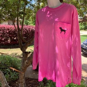 PINK long sleeve t-shirt:  Comfort Colors